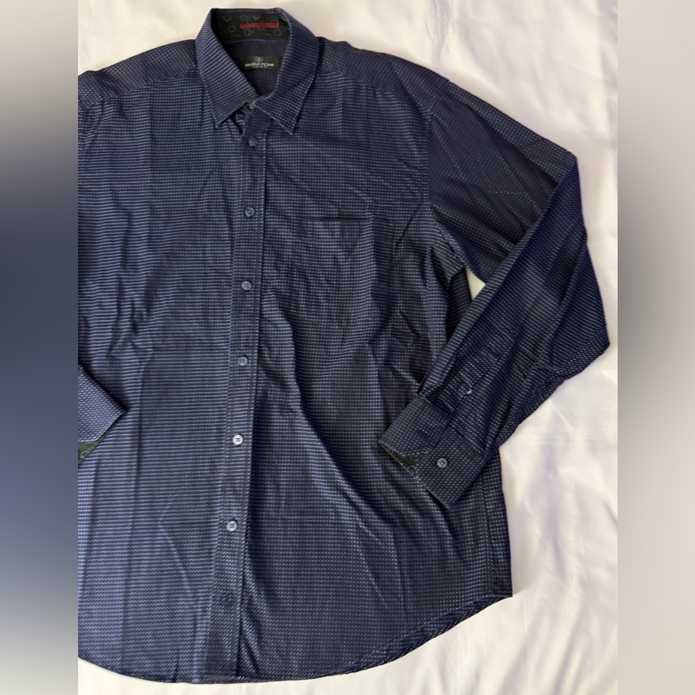 Bugatchi Uomo Patterned Long Sleeve Button Down S… - image 3